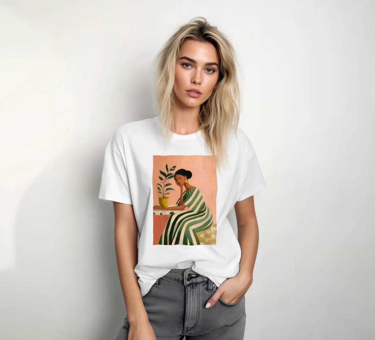 Dreaming Between Petals and Patterns t-shirt da Clara August