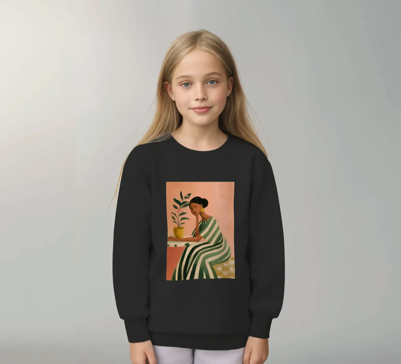 Dreaming Between Petals and Patterns felpa bambino da Clara August