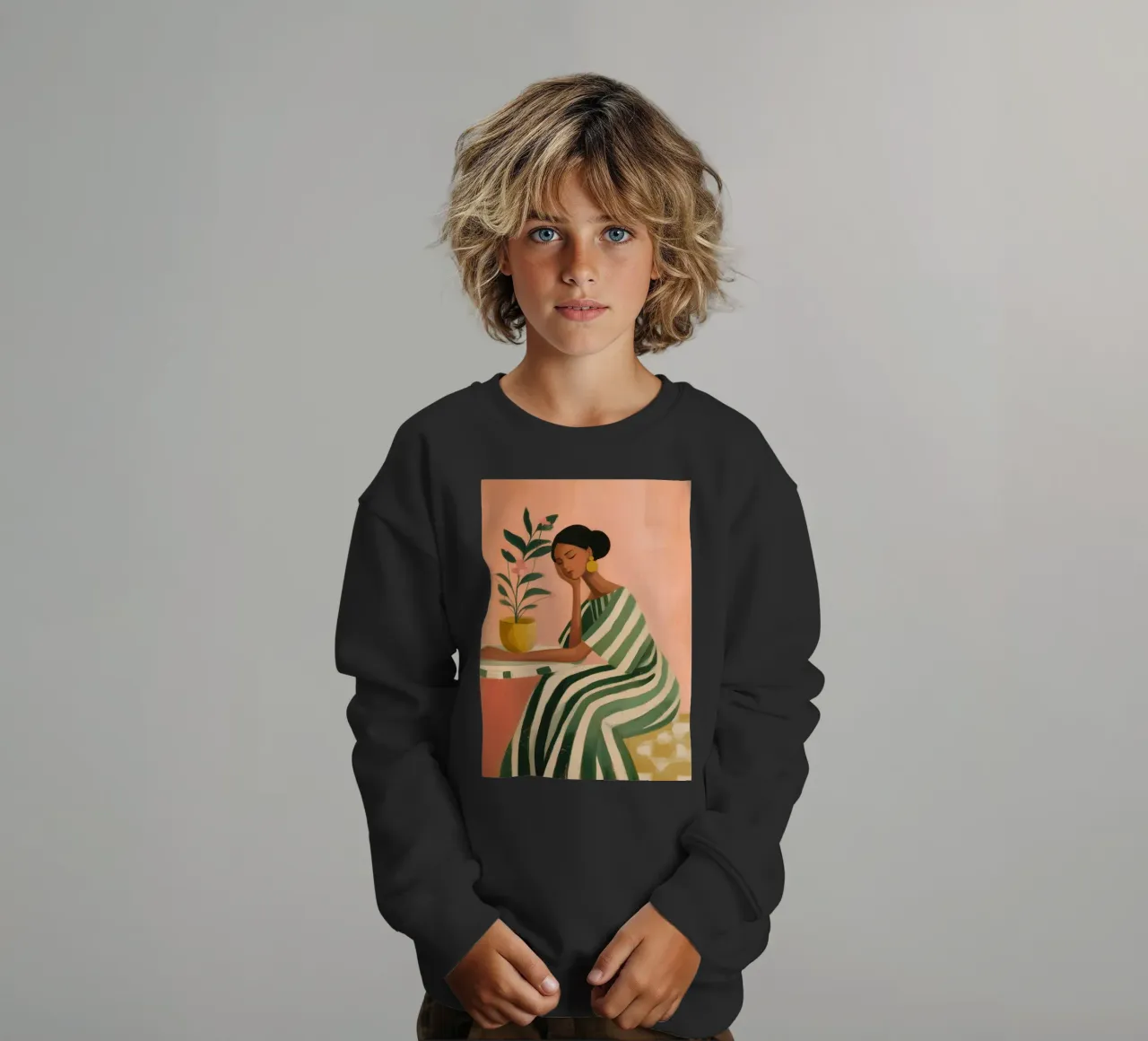 Dreaming Between Petals and Patterns felpa bambino da Clara August