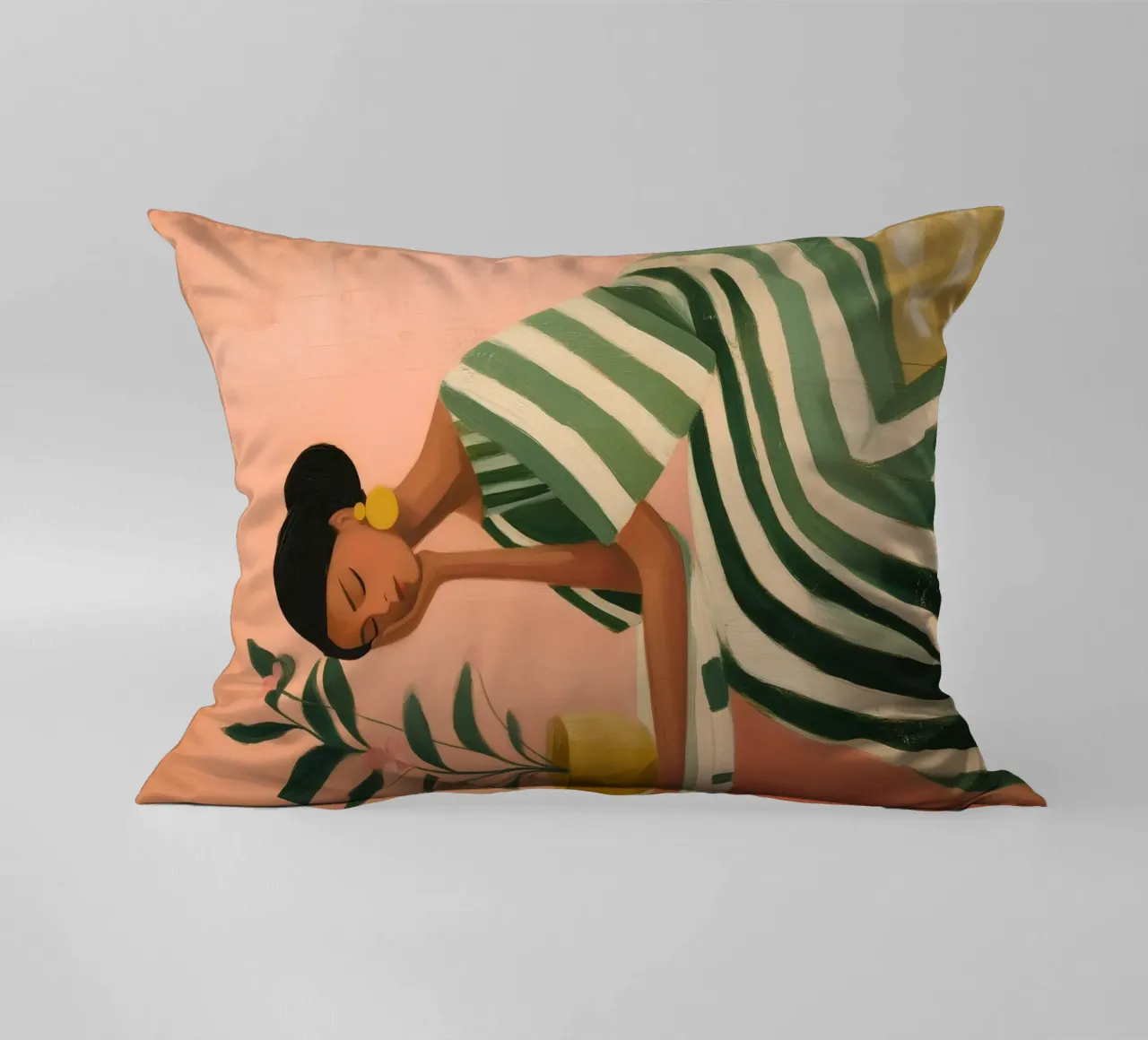 Dreaming Between Petals and Patterns cuscino da Clara August