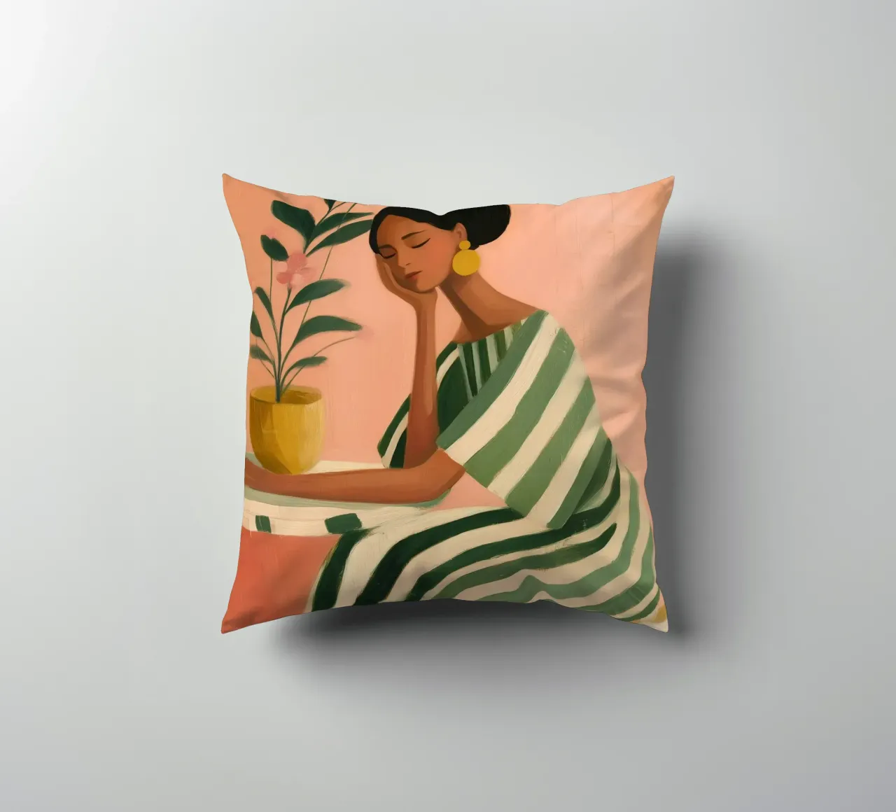 Dreaming Between Petals and Patterns cuscino da Clara August