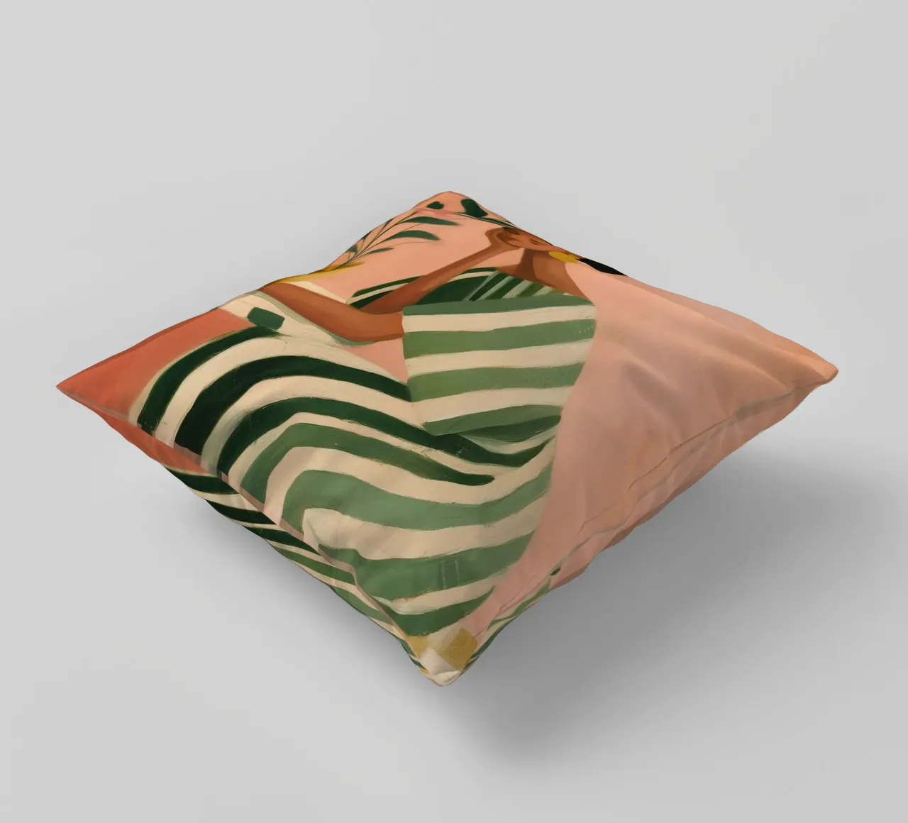 Dreaming Between Petals and Patterns cuscino da Clara August