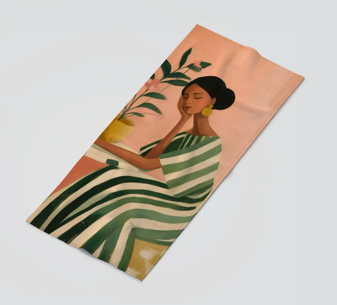 Dreaming Between Petals and Patterns telo mare da Clara August