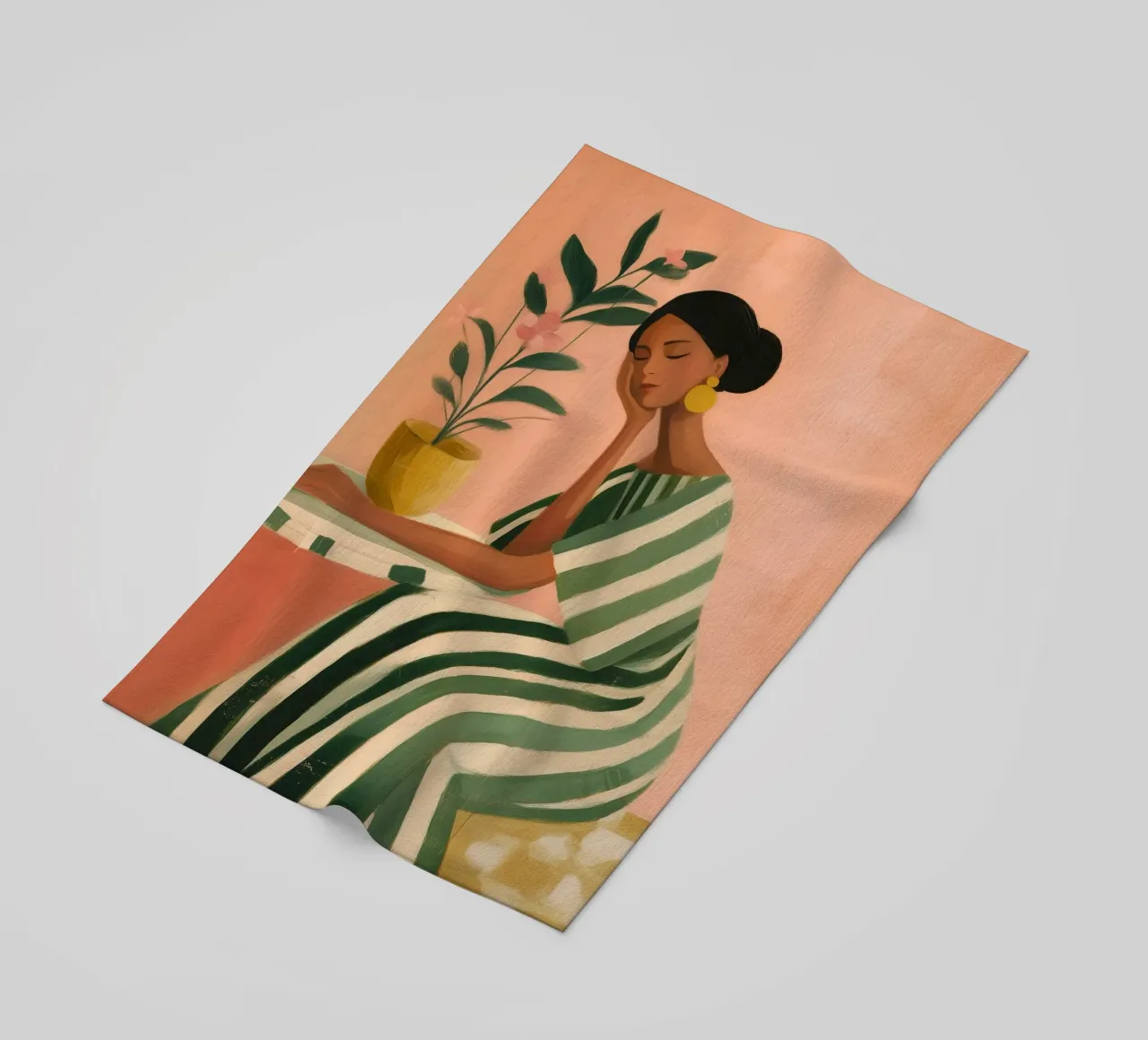 Dreaming Between Petals and Patterns telo mare da Clara August