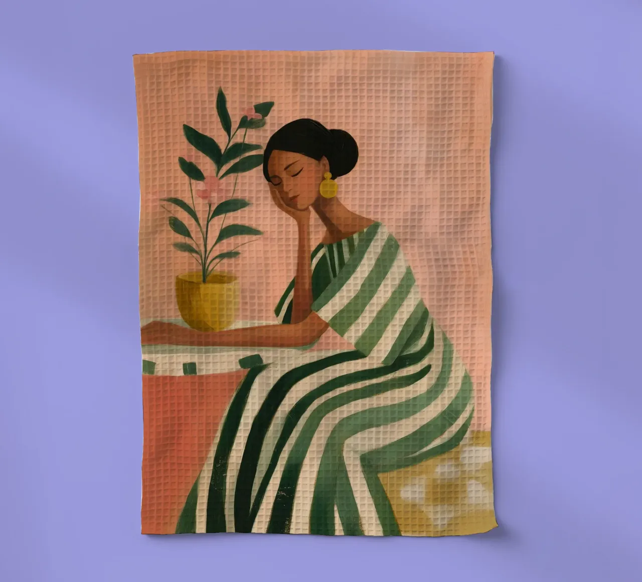 Dreaming Between Petals and Patterns canovaccio da cucina da Clara August