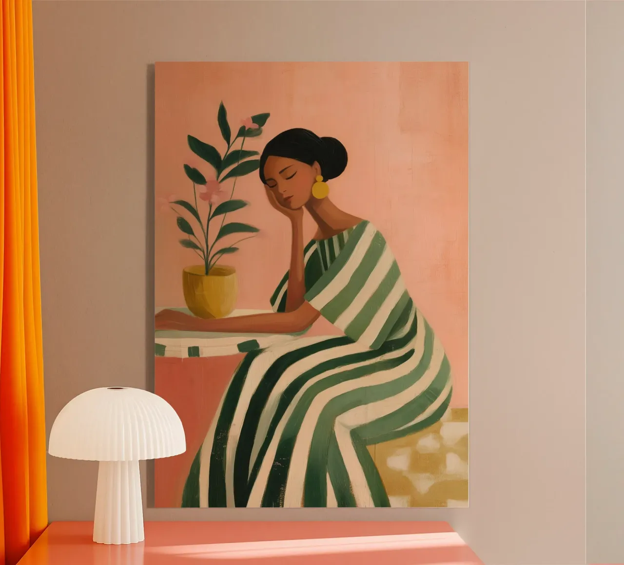 Dreaming Between Petals and Patterns plexiglass da Clara August