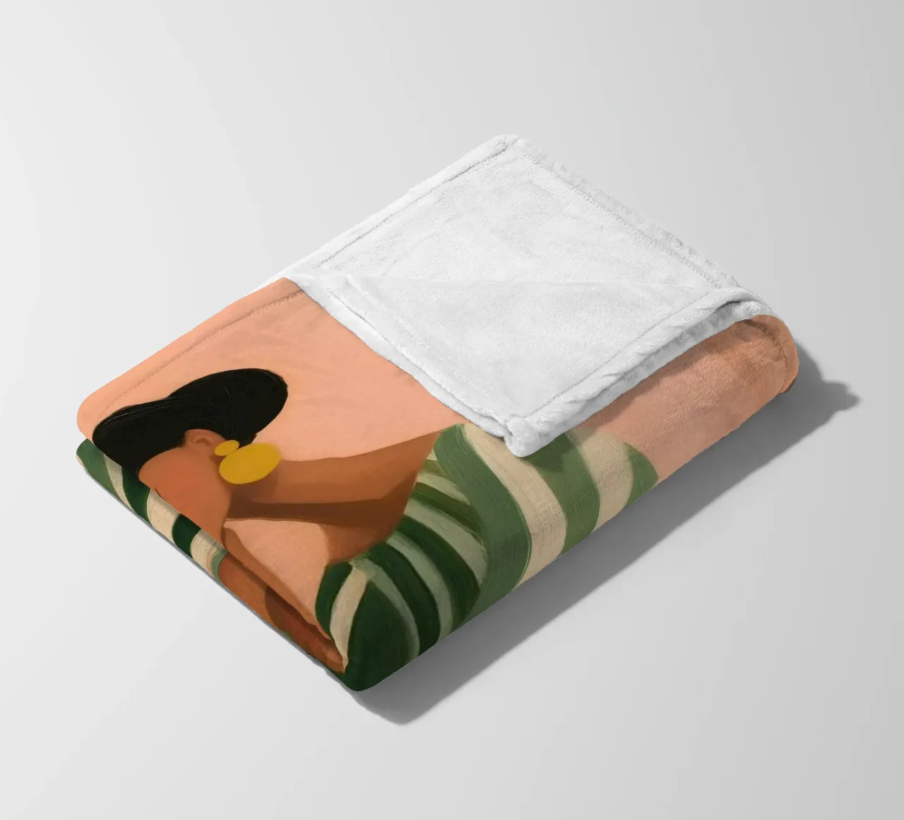 Dreaming Between Petals and Patterns coperta in pile da Clara August