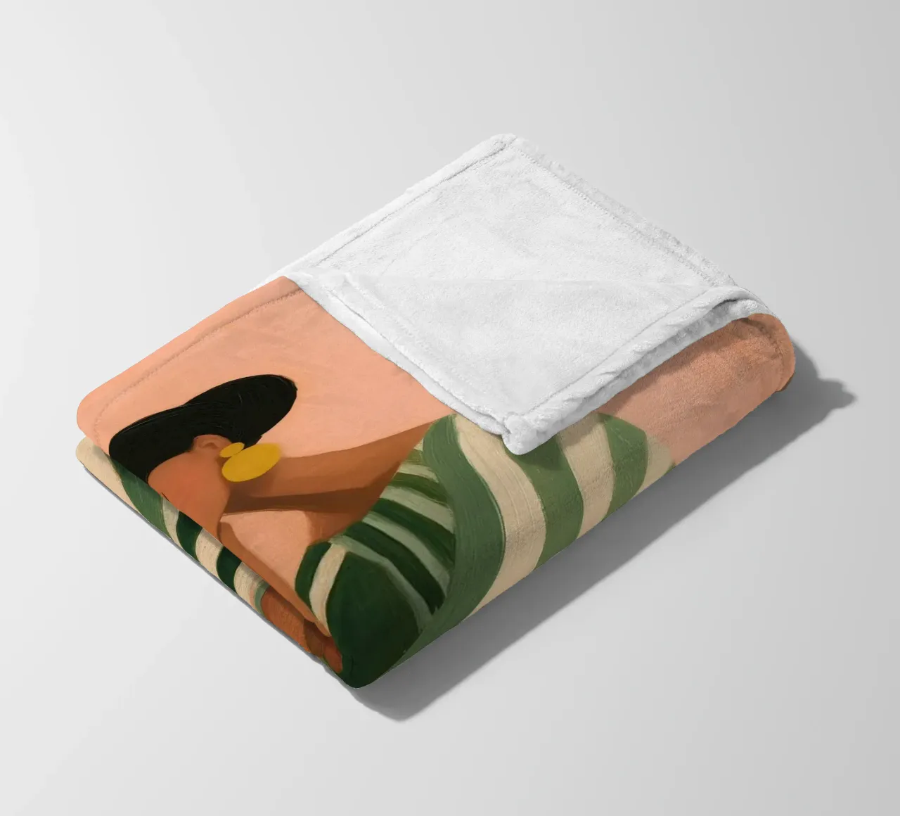 Dreaming Between Petals and Patterns coperta in pile da Clara August