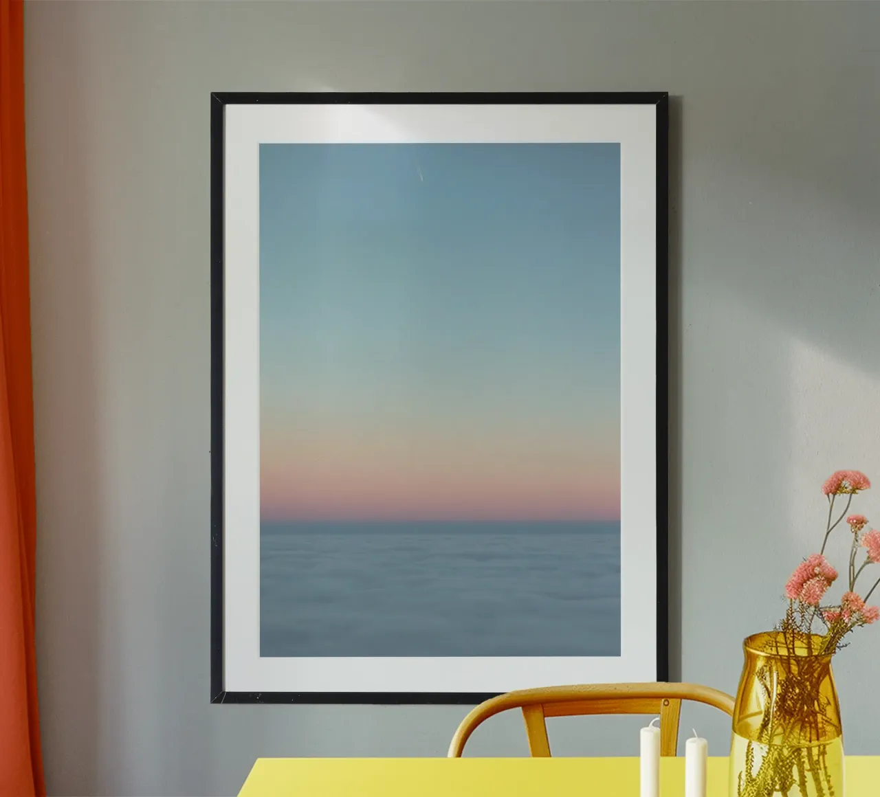 tranquility serenity evening poster da prindy