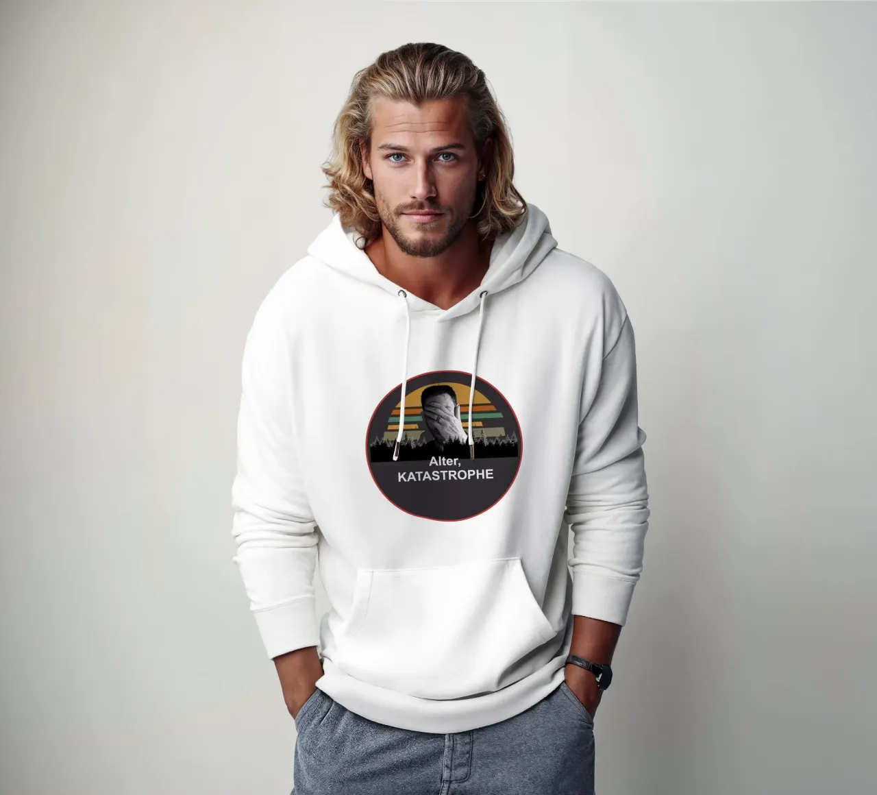 Katastrophe felpa con cappuccio da katastrophe