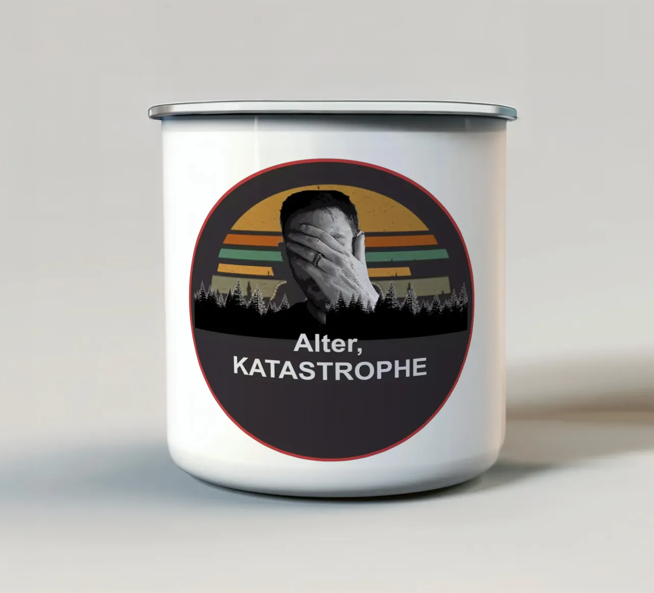 Katastrophe tazza in smalto da katastrophe