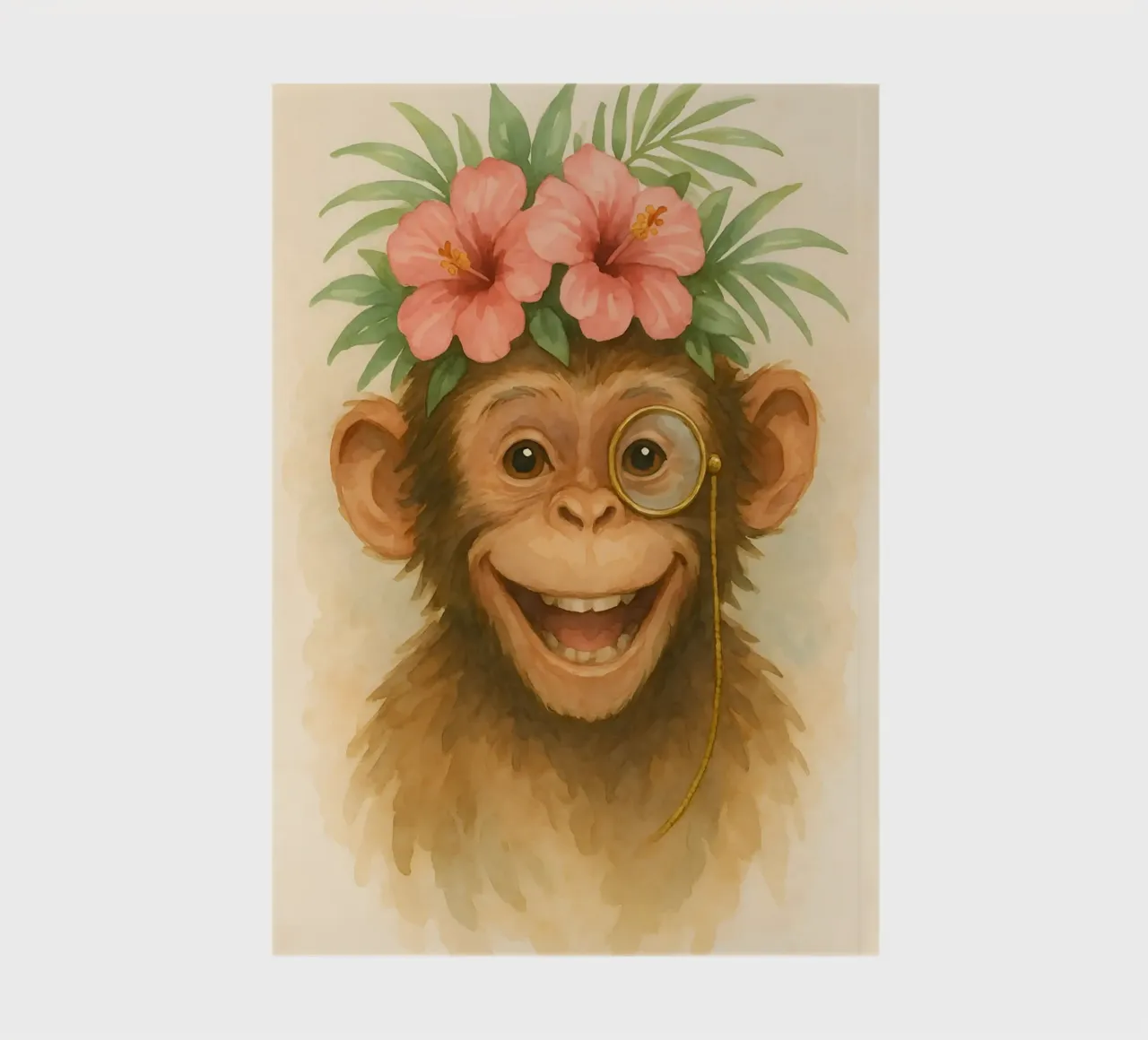Cheeky Gentleman of the Jungle notebook by Graceful Desine
