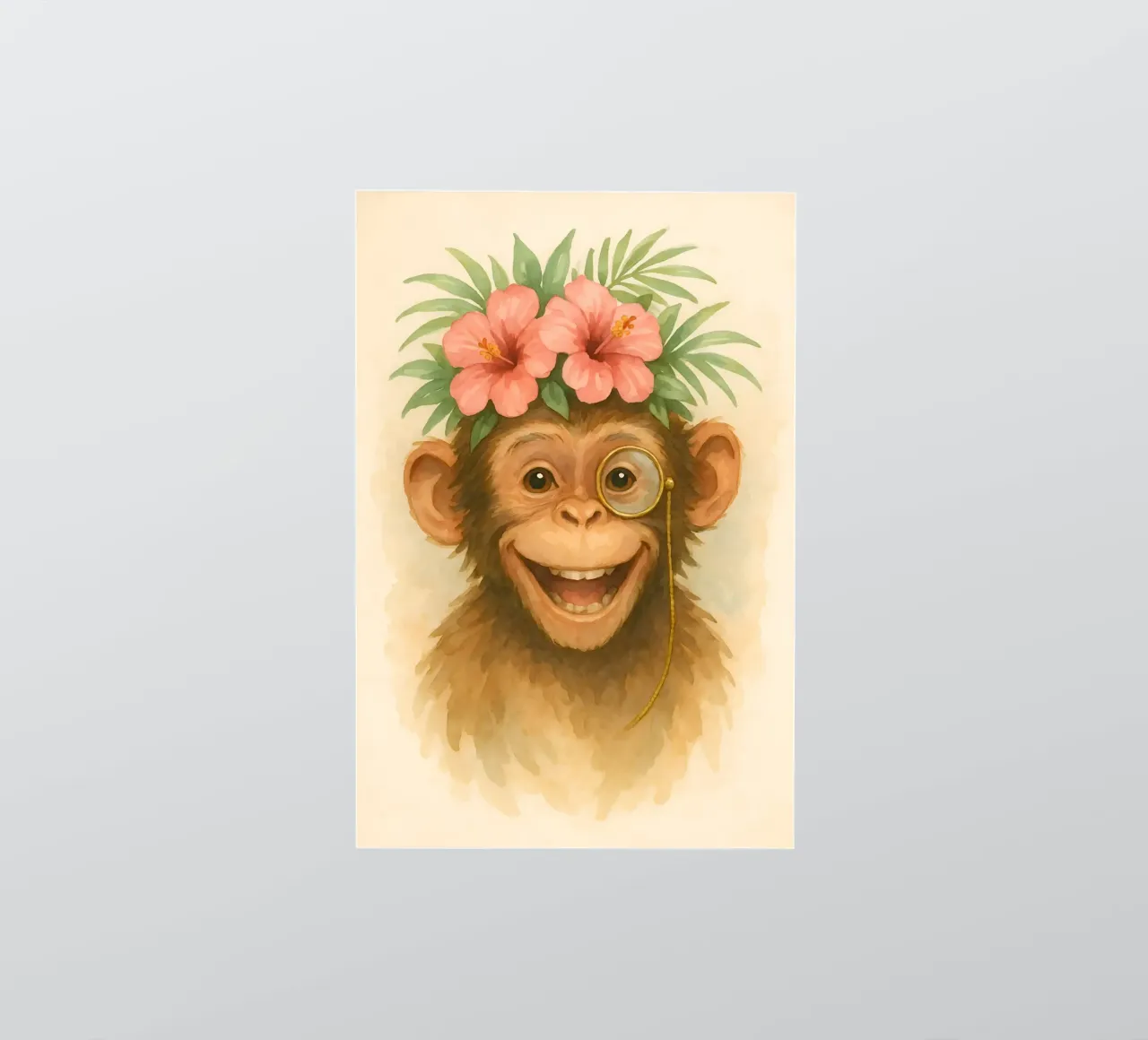 Cheeky Gentleman of the Jungle sticker by Graceful Desine