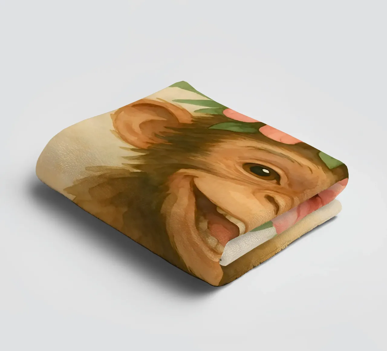 Cheeky Gentleman of the Jungle towel by Graceful Desine