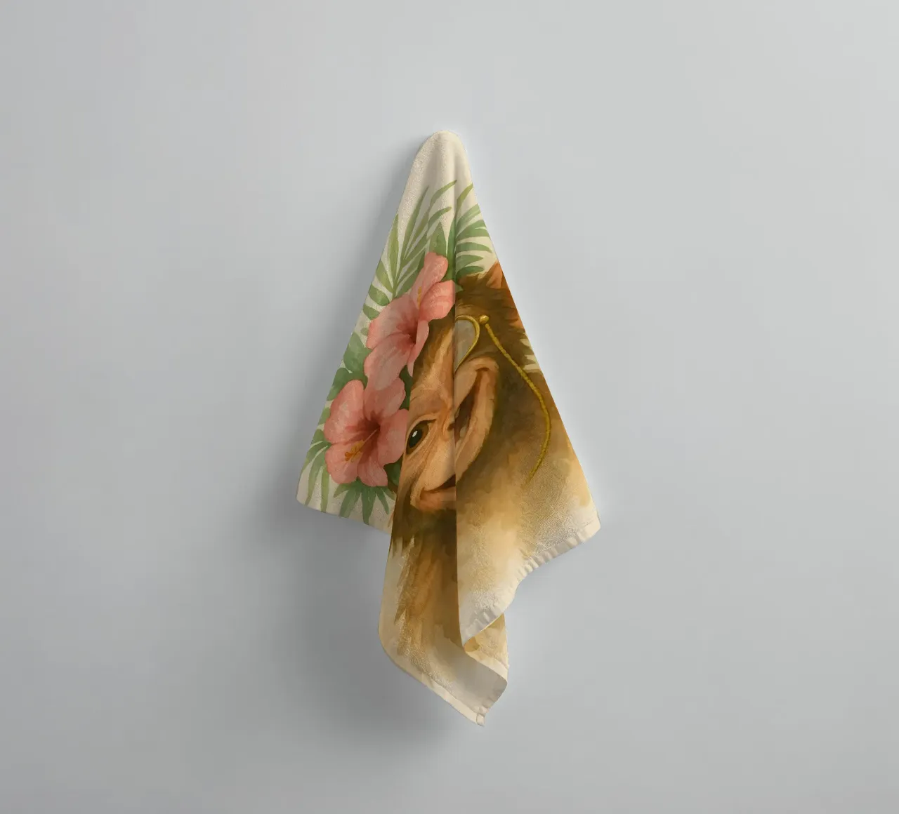 Cheeky Gentleman of the Jungle towel by Graceful Desine