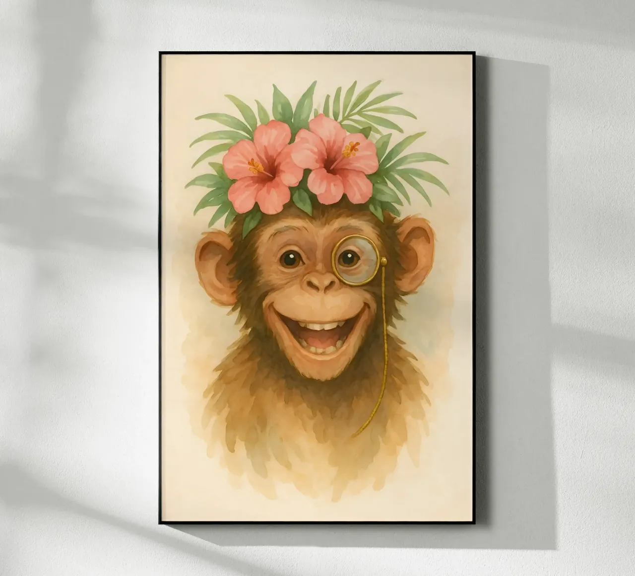 Cheeky Gentleman of the Jungle acrylic glass by Graceful Desine