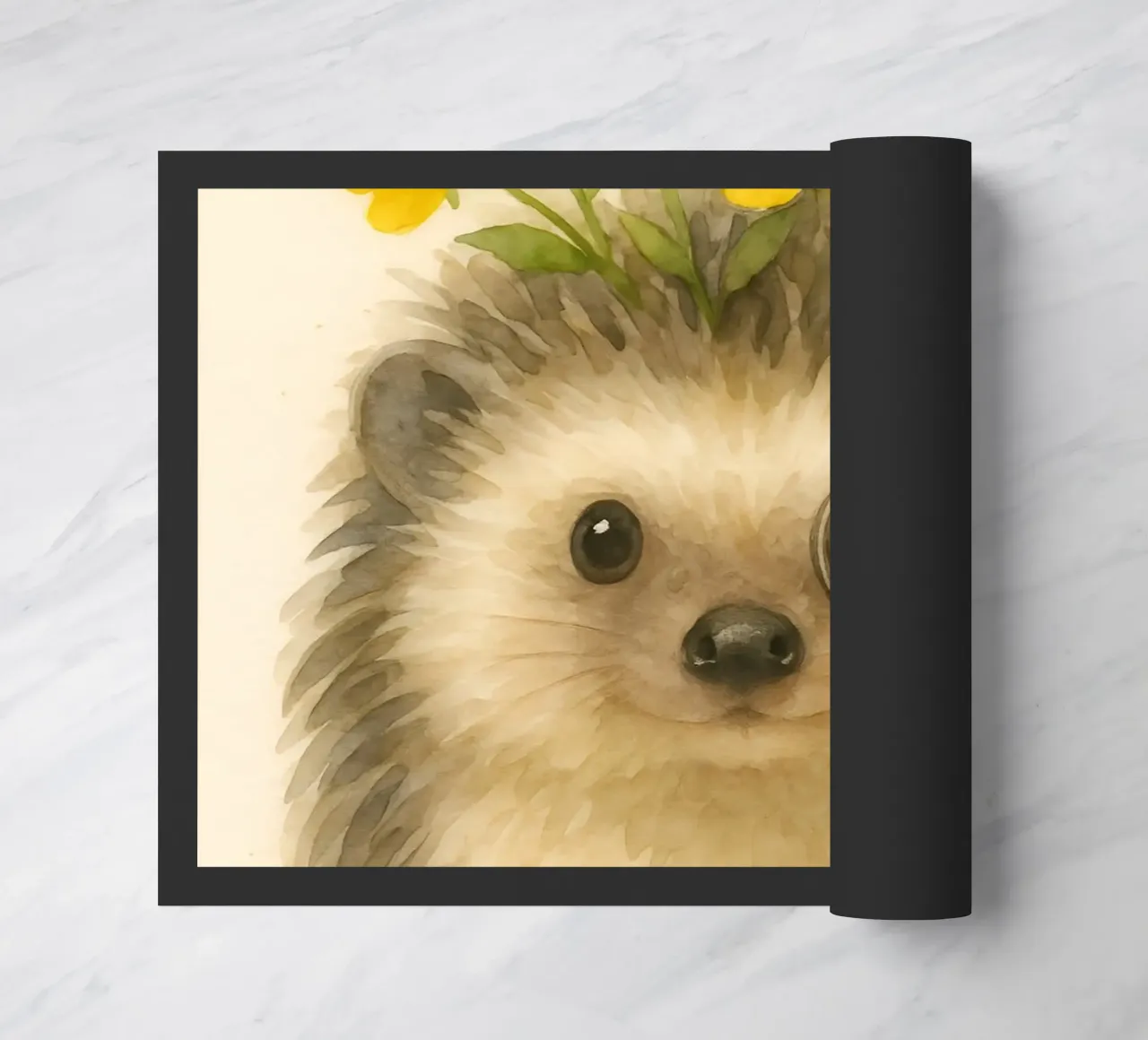 The Dandy Hedgehog doormat by Graceful Desine