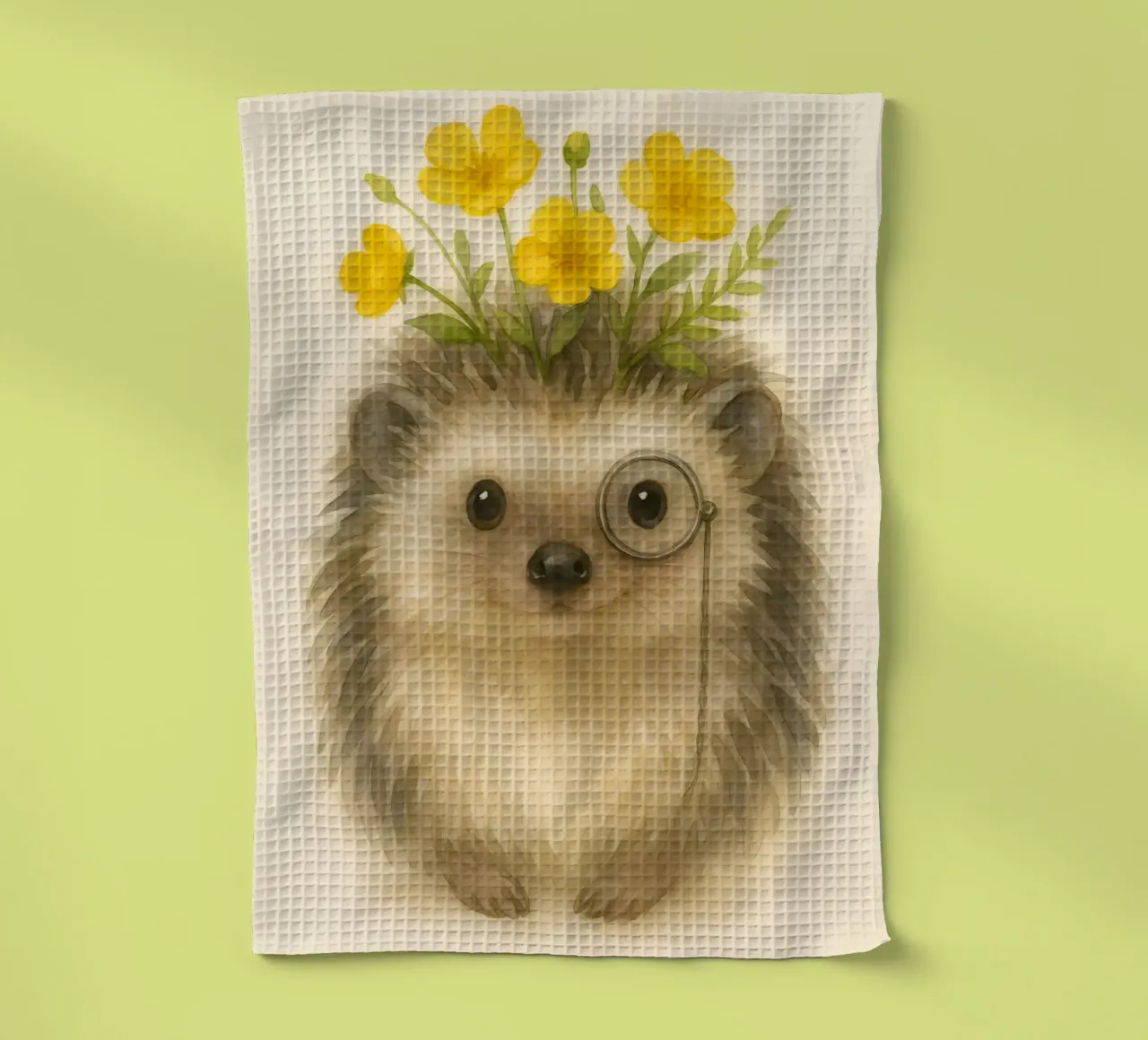 Der Gecko-Igel Geschirrtuch von Graceful Desine