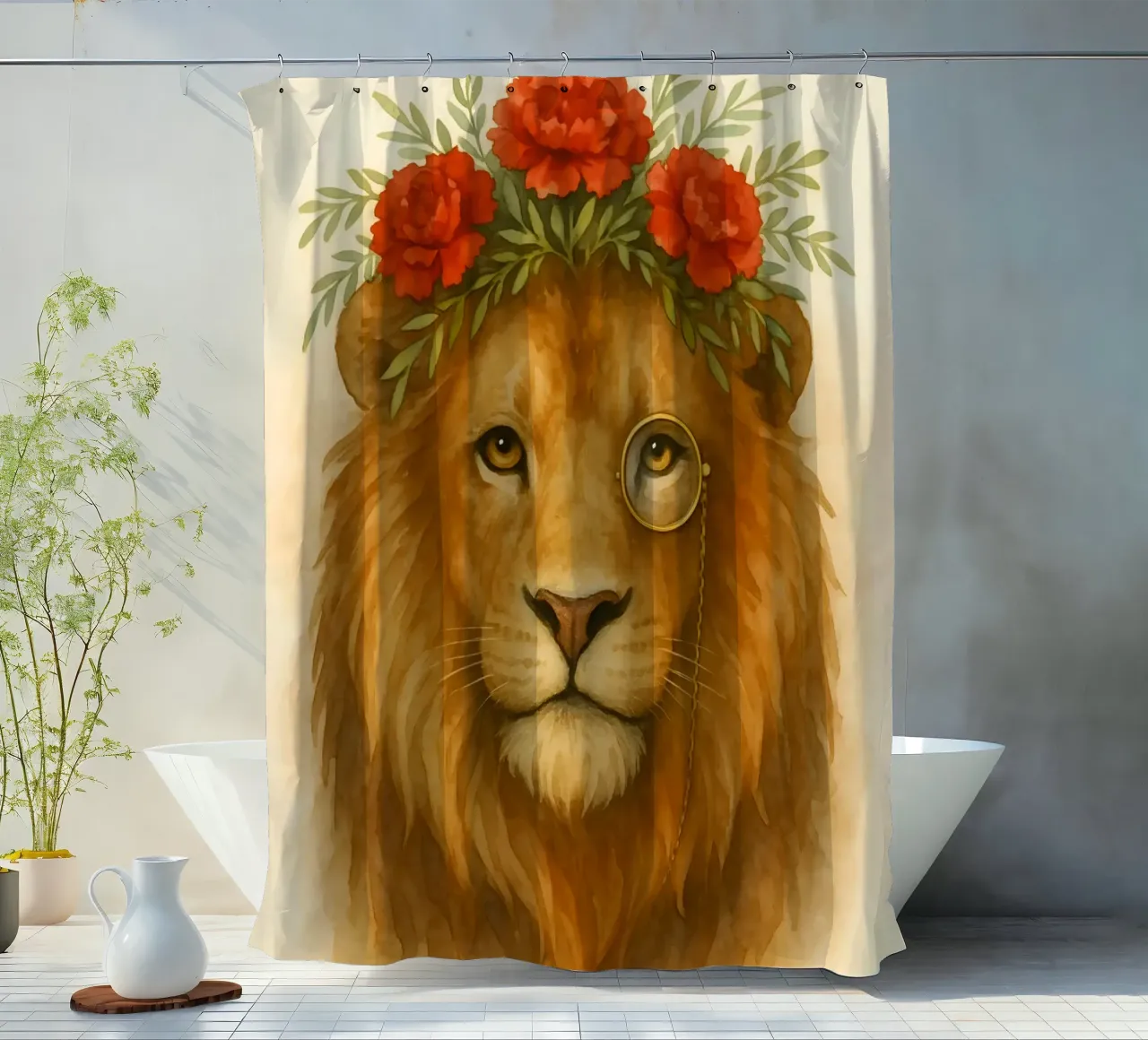 Il botanico reale tenda da doccia da Graceful Desine