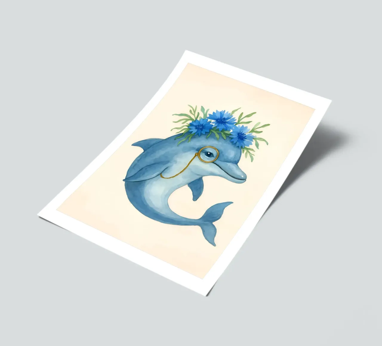 Der Dapper-Delfin Stickerbogen von Graceful Desine