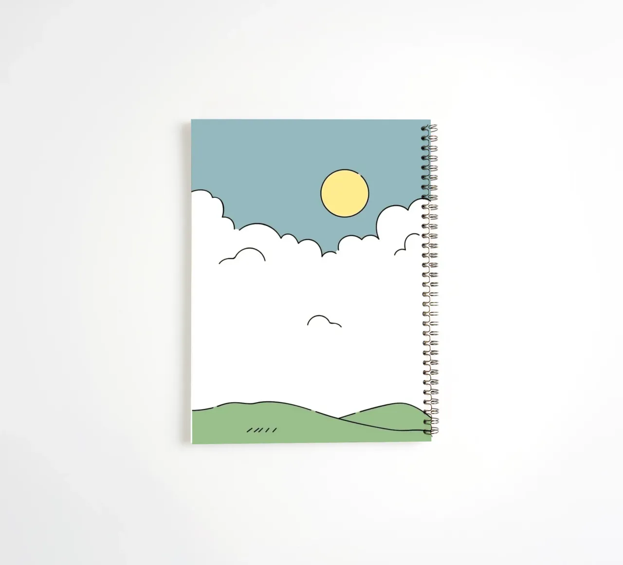 sun weather spiral notebook by Histrol