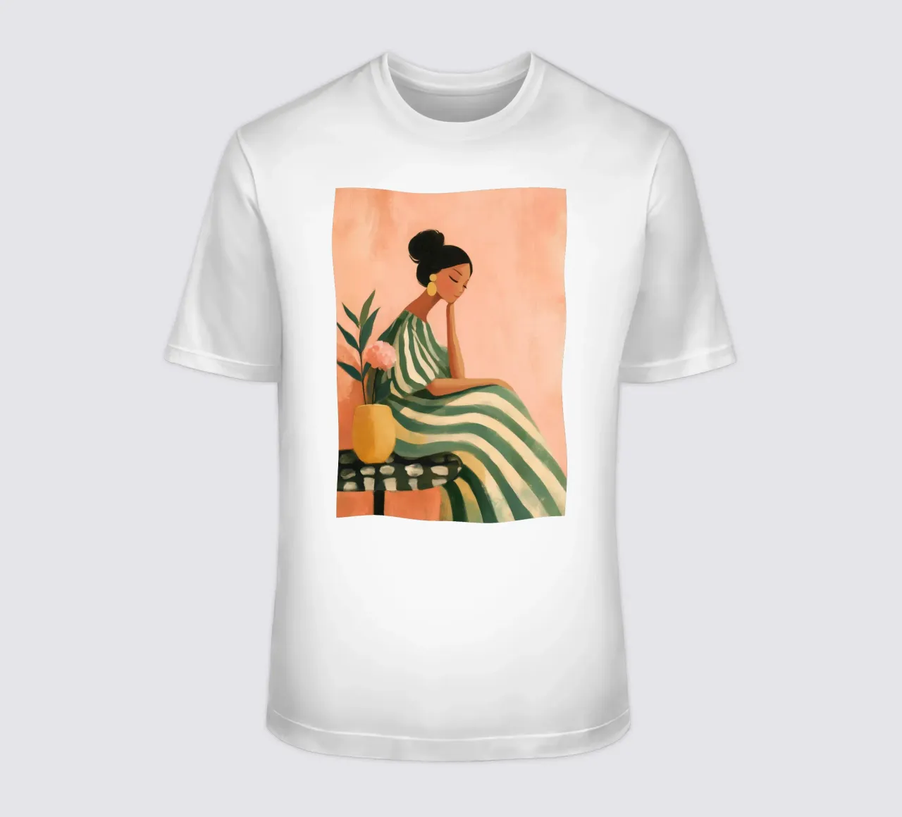 The Soft Geometry of Stillness t-shirt da Clara August