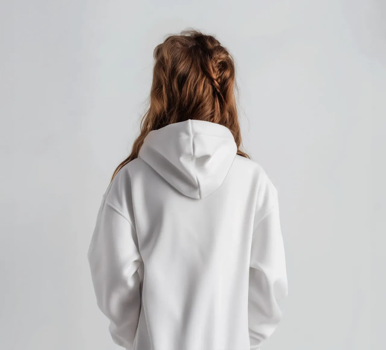 The Soft Geometry of Stillness felpa bambino con cappuccio da Clara August