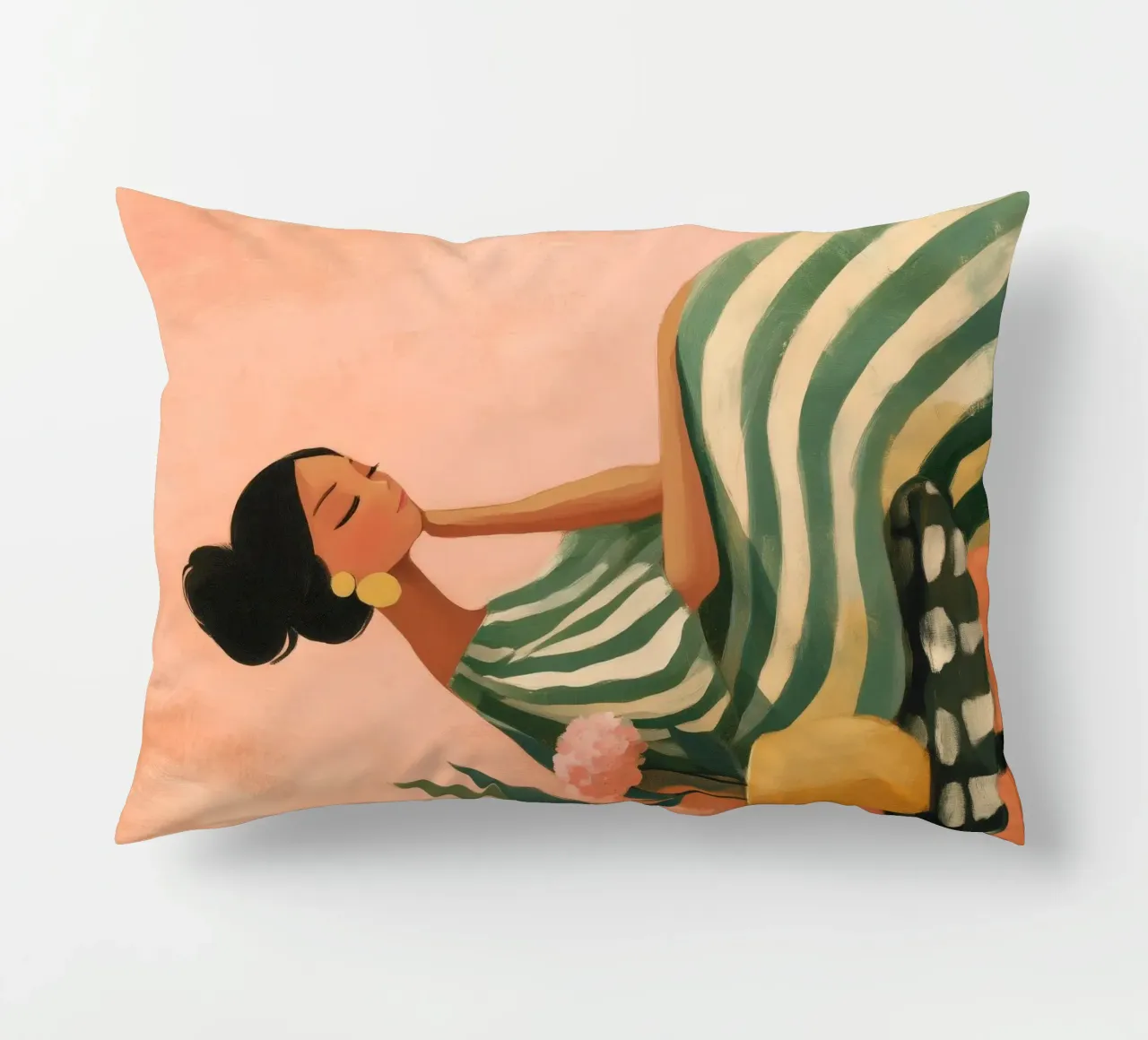 The Soft Geometry of Stillness cuscino da Clara August