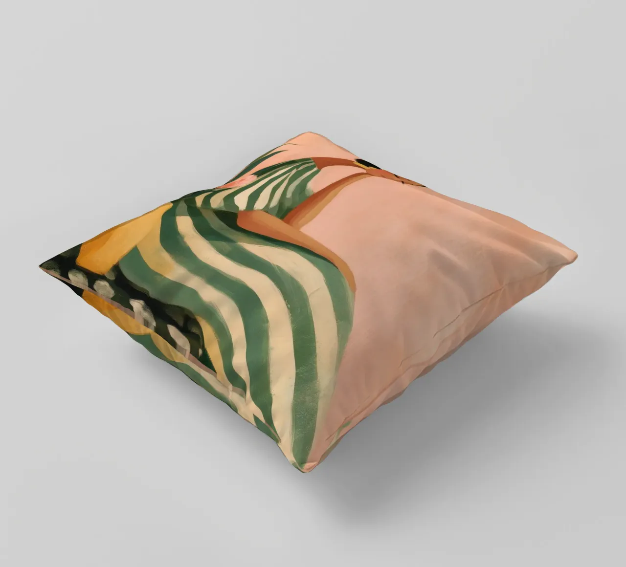 The Soft Geometry of Stillness cuscino da Clara August