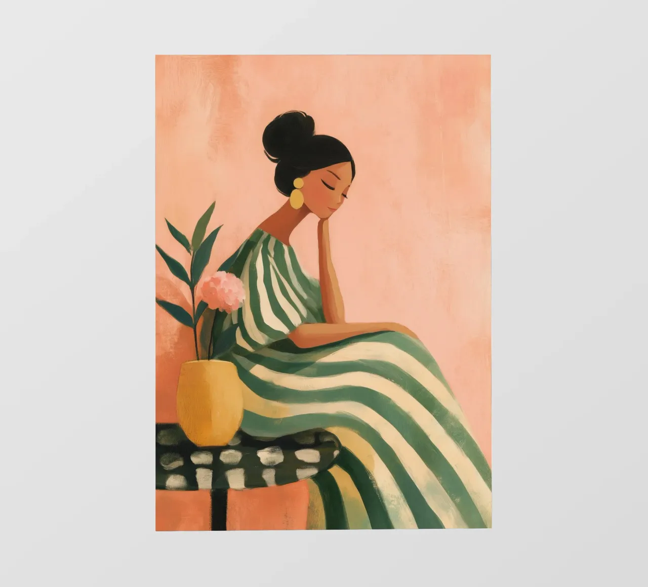 The Soft Geometry of Stillness papel para pared de Clara August