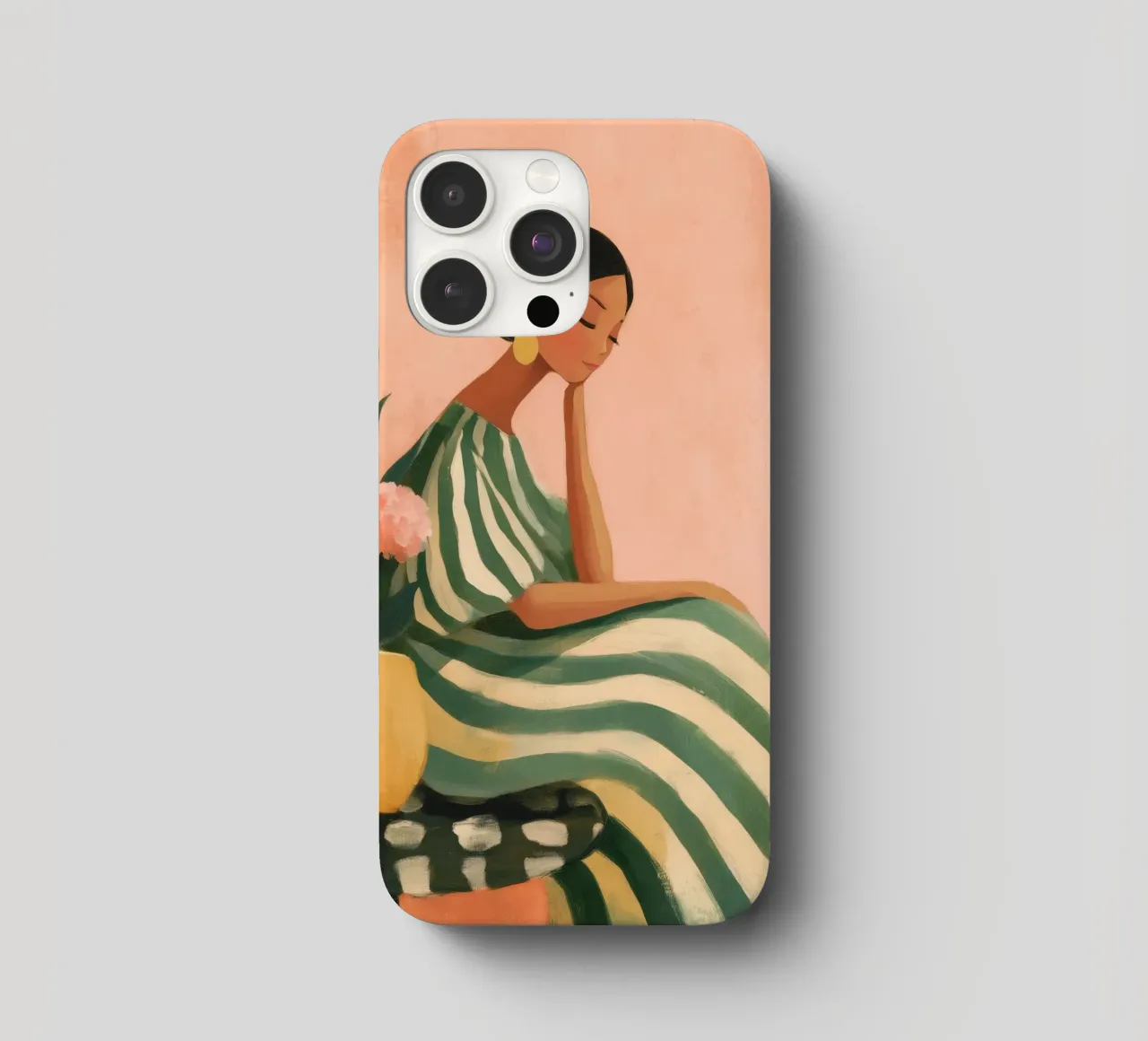 The Soft Geometry of Stillness cover iphone da Clara August