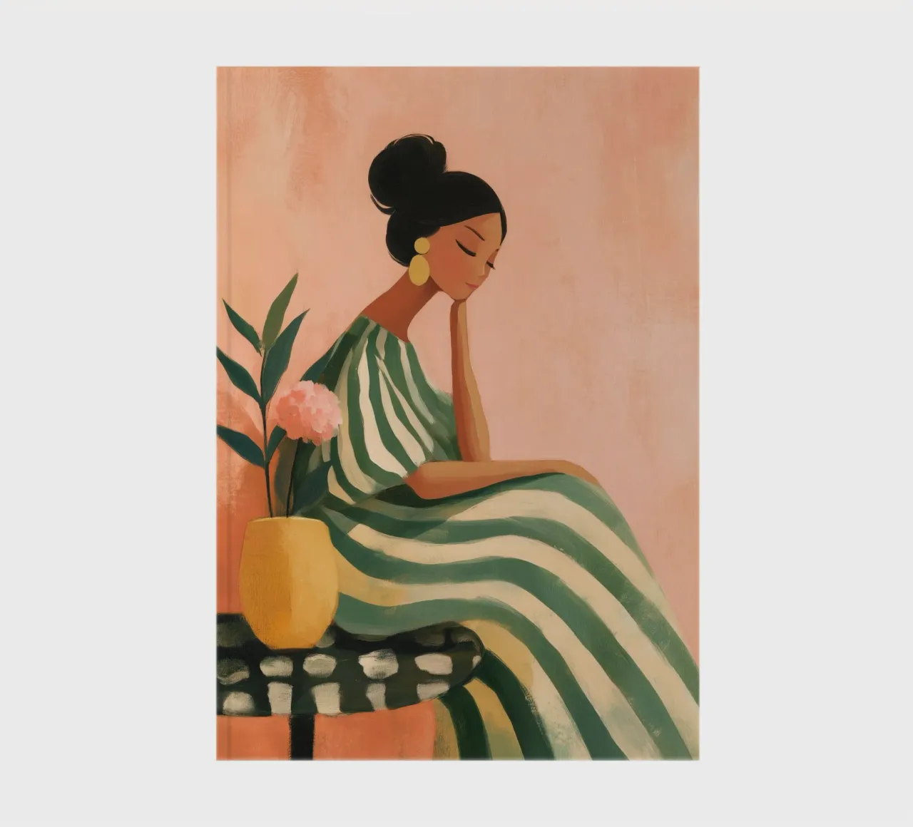 The Soft Geometry of Stillness notebook by Clara August