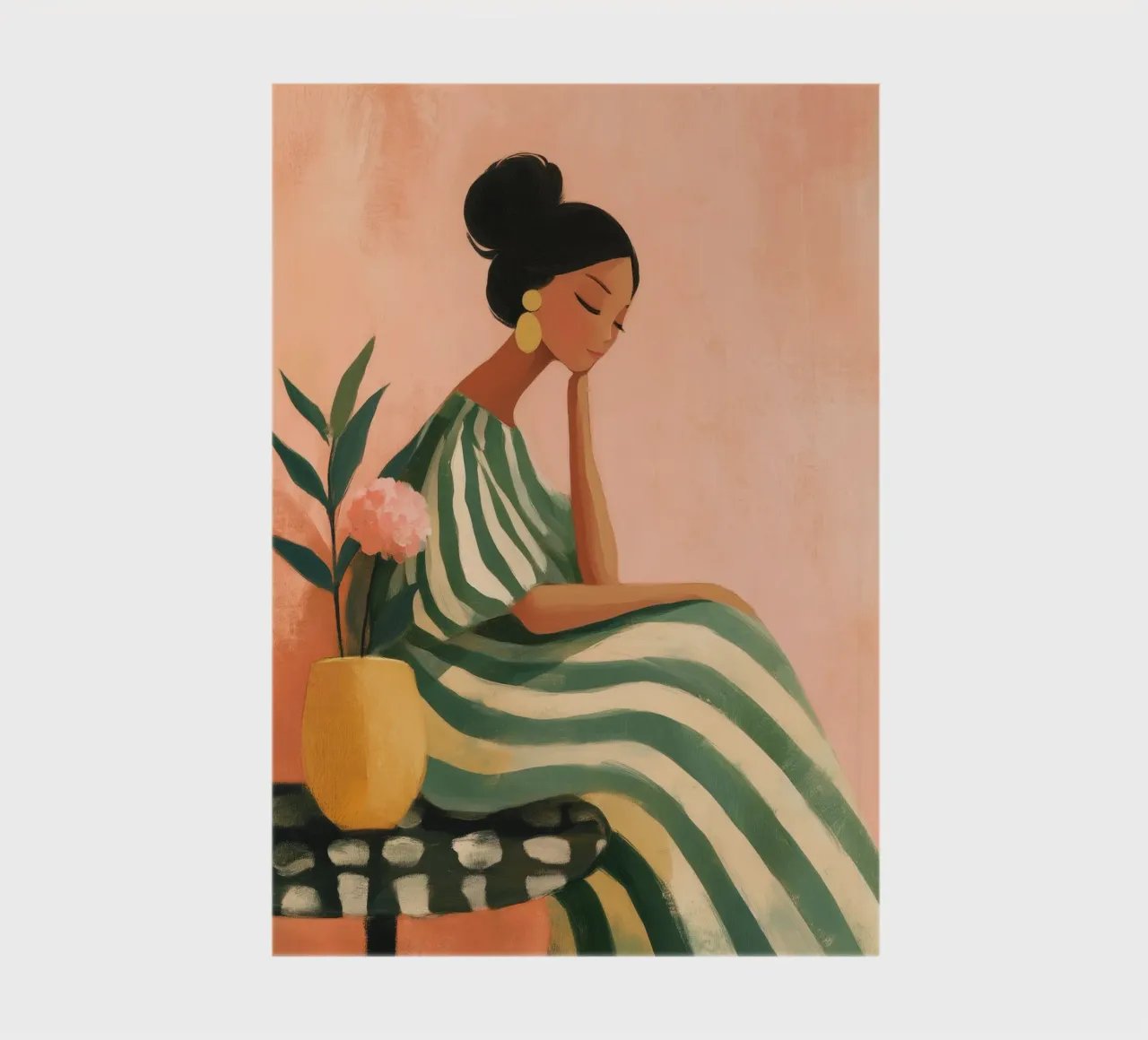 The Soft Geometry of Stillness notebook by Clara August