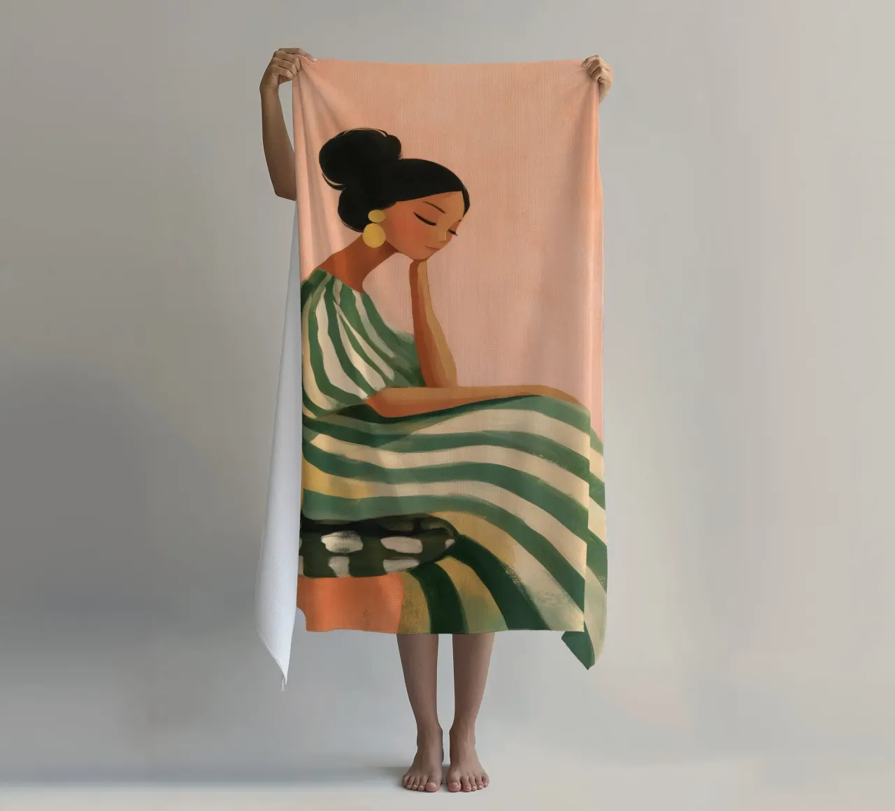 The Soft Geometry of Stillness telo mare da Clara August