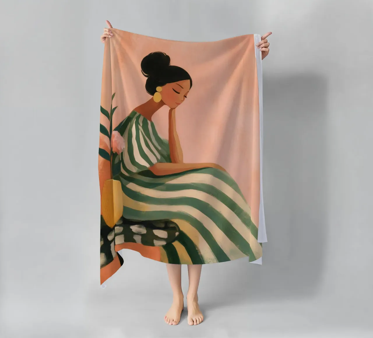 The Soft Geometry of Stillness telo mare da Clara August