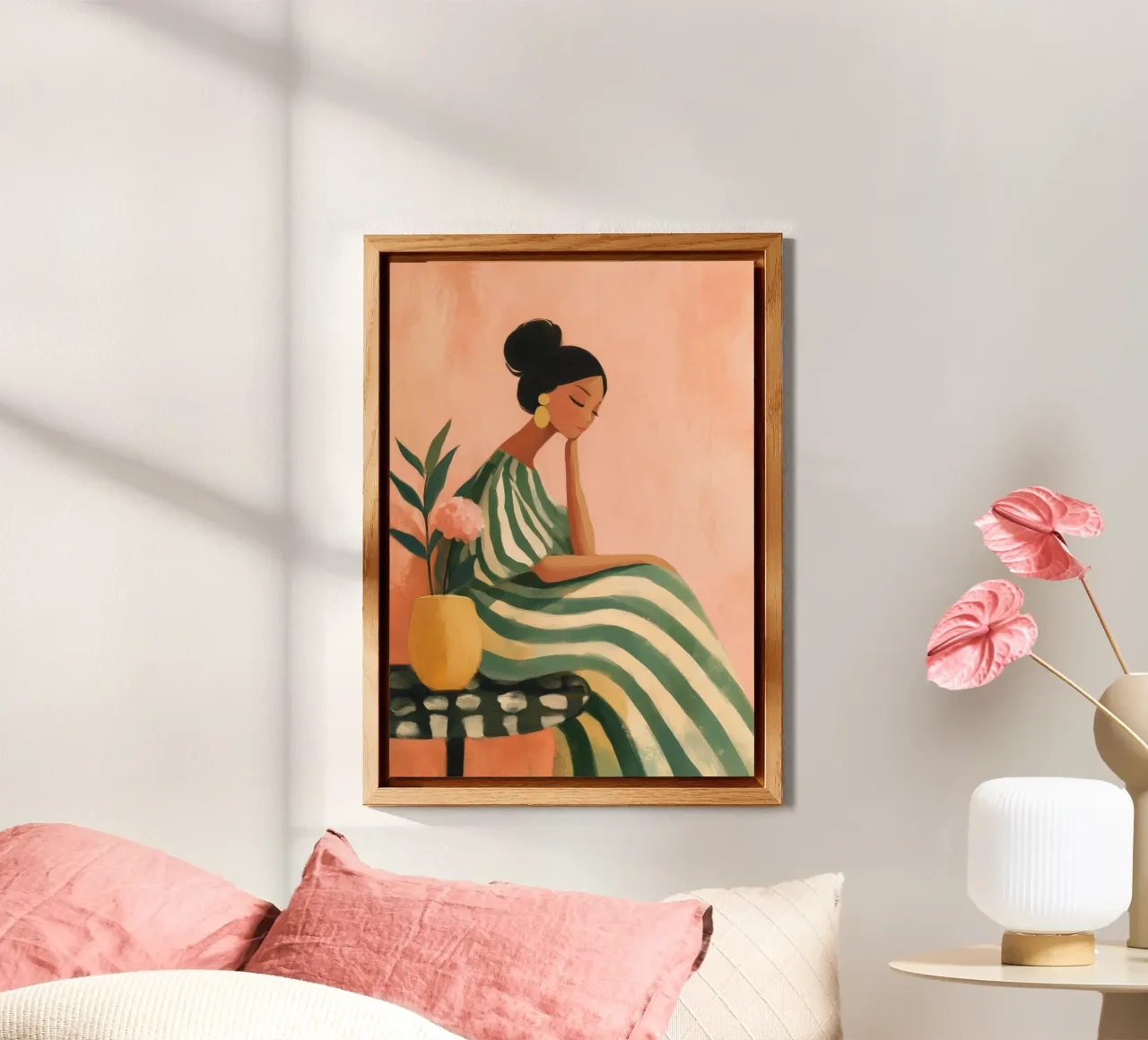 The Soft Geometry of Stillness alluminio dibond da Clara August