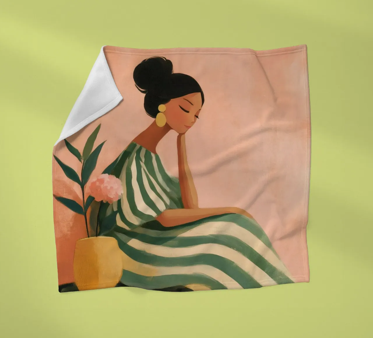 The Soft Geometry of Stillness coperta in pile da Clara August