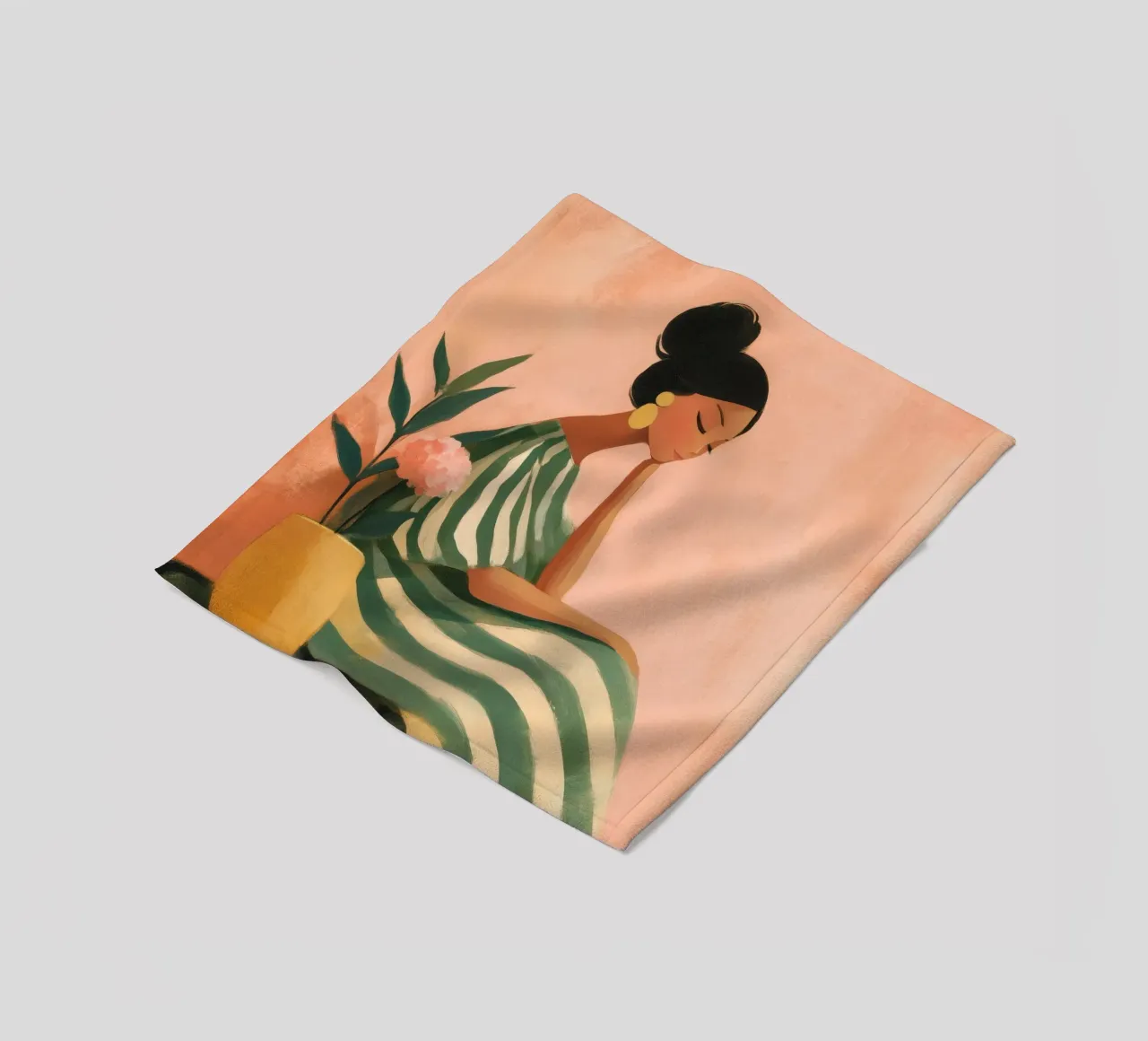 The Soft Geometry of Stillness coperta in pile da Clara August