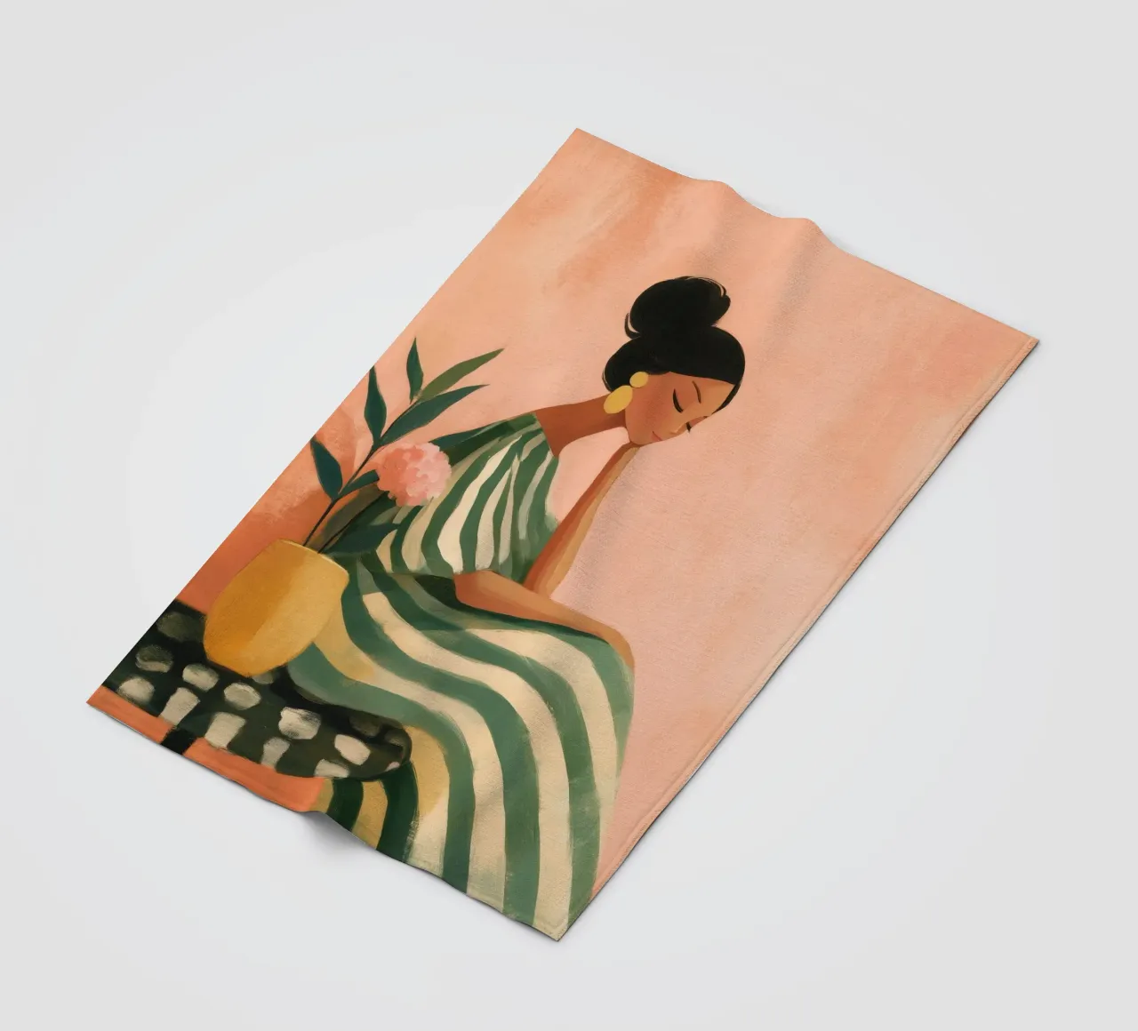 The Soft Geometry of Stillness coperta in pile da Clara August