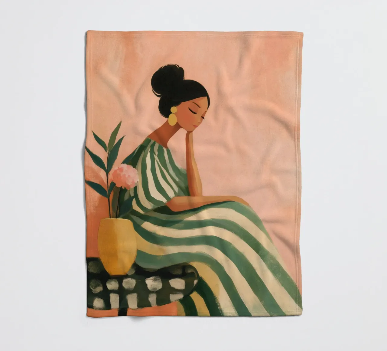 The Soft Geometry of Stillness coperta in pile da Clara August
