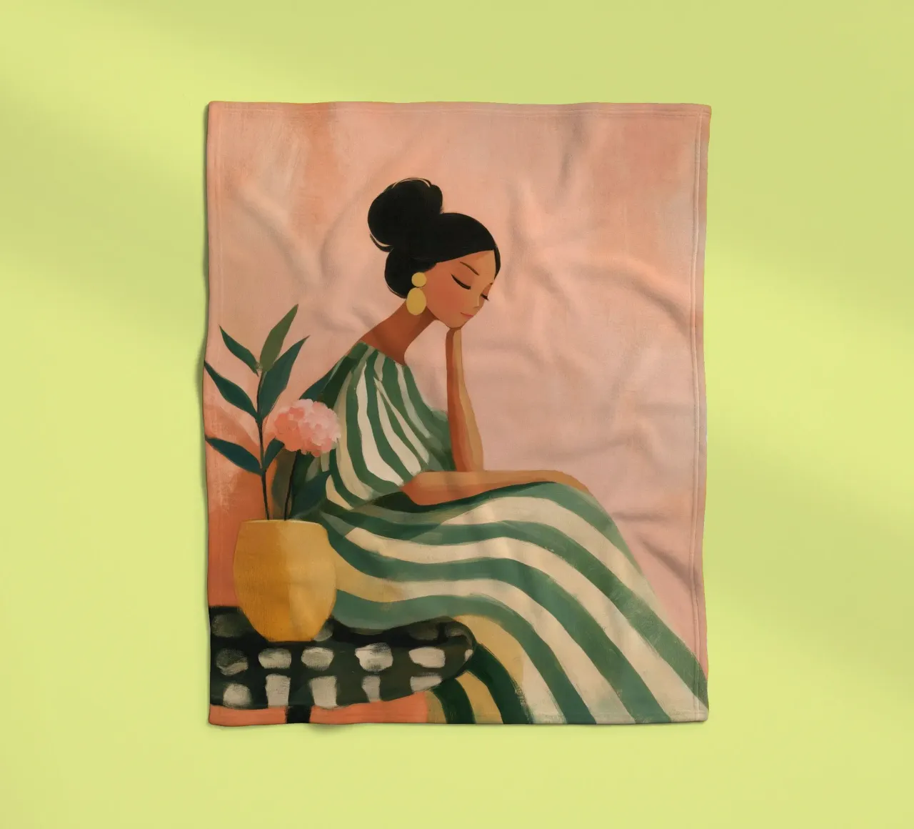 The Soft Geometry of Stillness coperta in pile da Clara August