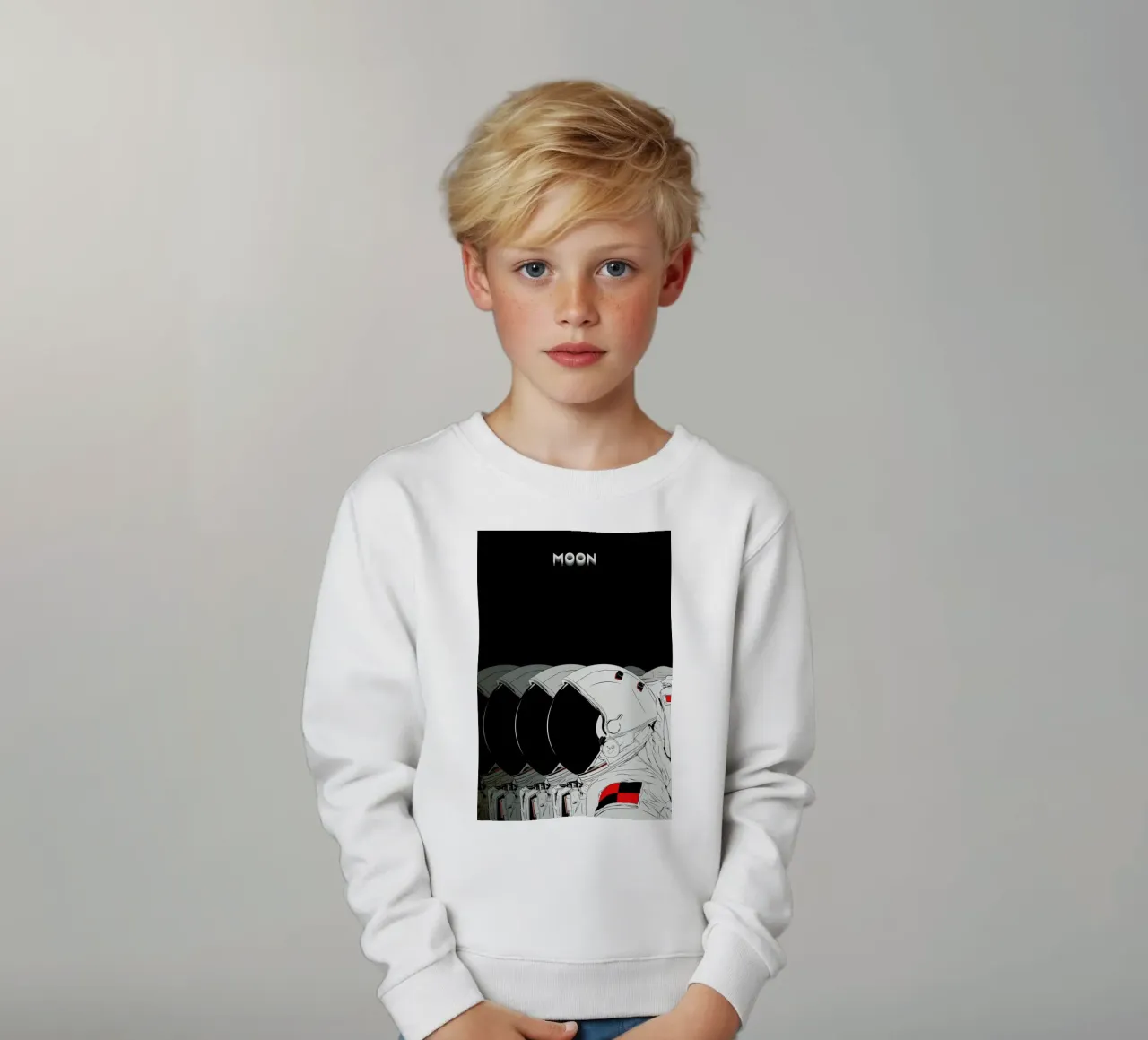 Moon kids sweatshirt by Cranio Dsgn