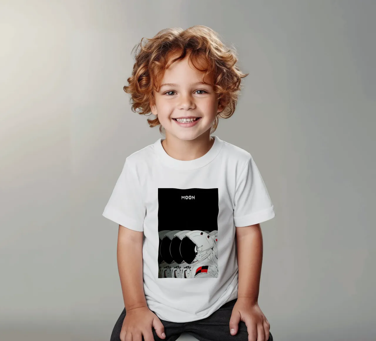 Moon t-shirt bambini da Cranio Dsgn