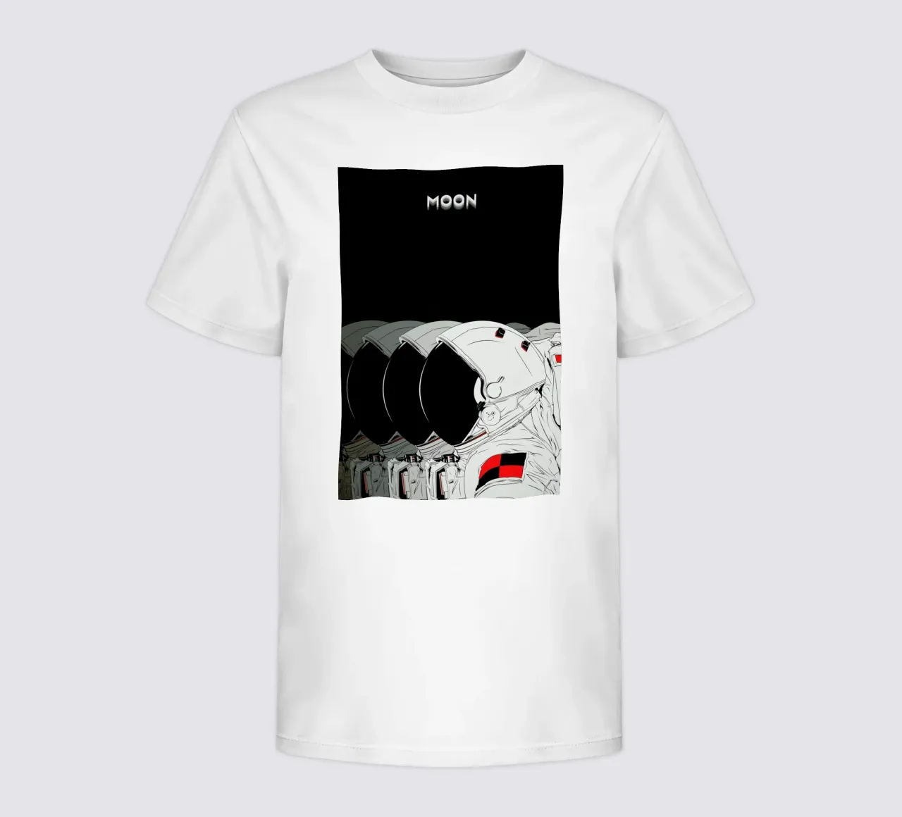 Moon t-shirt bambini da Cranio Dsgn