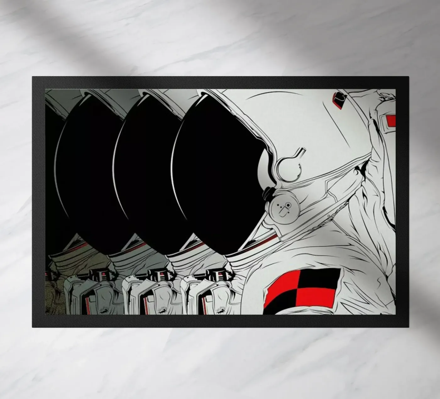 Moon doormat by Cranio Dsgn