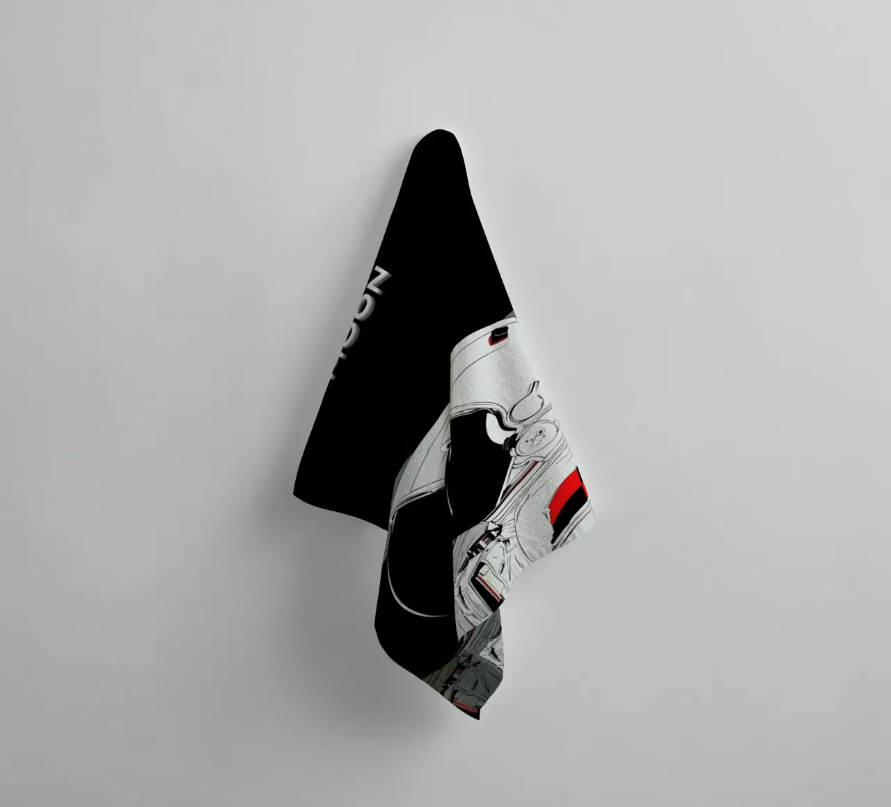 Moon badhanddoek van Cranio Dsgn