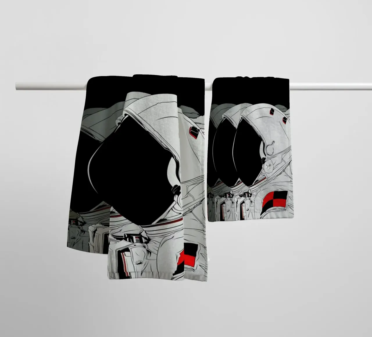 Moon badhanddoek van Cranio Dsgn