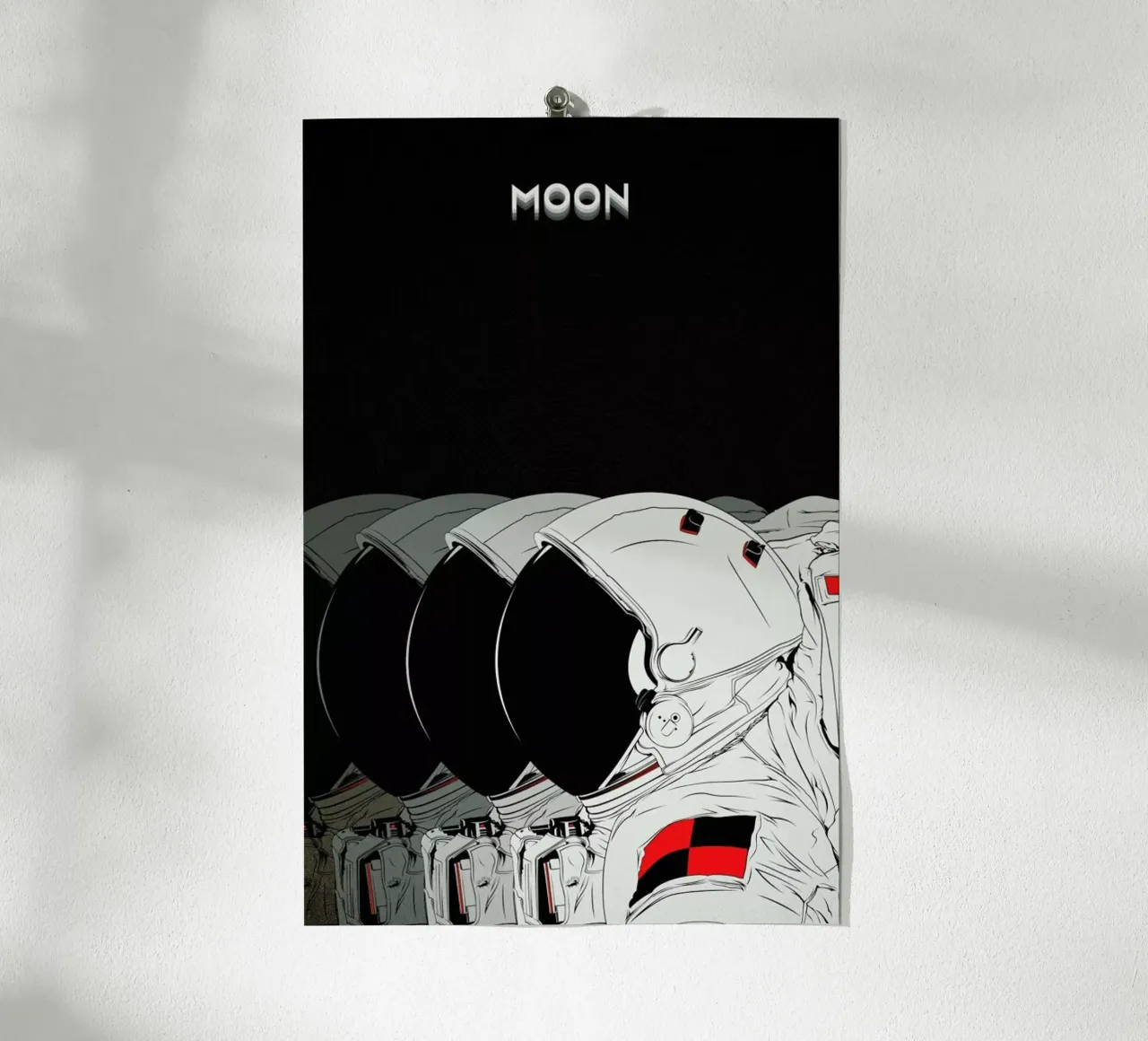 Moon poster da Cranio Dsgn