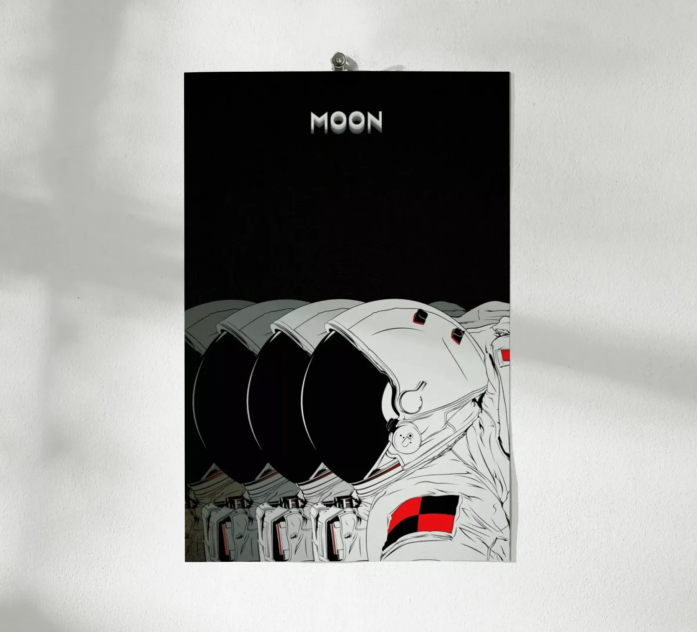 Moon poster van Cranio Dsgn