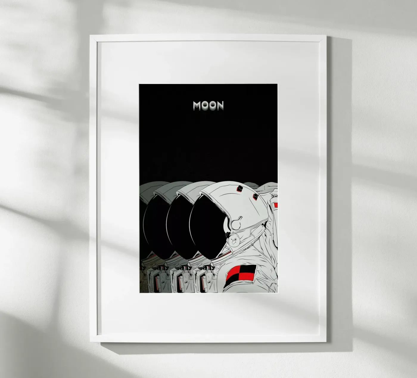 Moon poster van Cranio Dsgn